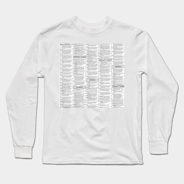 vintage newsprint personal ads Long Sleeve T-Shirt by B0red